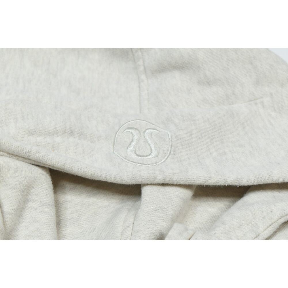 Lululemon Scuba Oversized 1/2 Zip Hoodie Womens XS/S Beige Long Sleeve - Picture 4 of 12